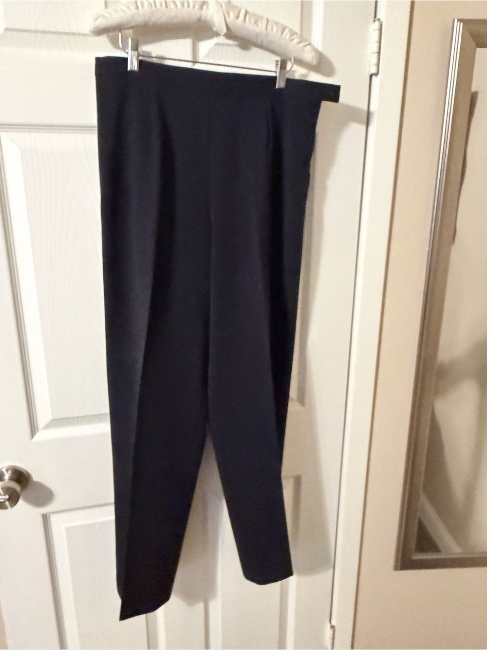 Raphaela by Brax Navy Wide-Leg Pull-On Pants